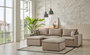 Atelier Del Sofa Sofá Esquinero Flov - Crema